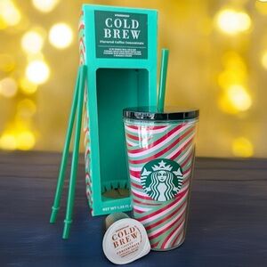 STARBUCKS HOLIDAY 2024 COLD BREW CUP NWT